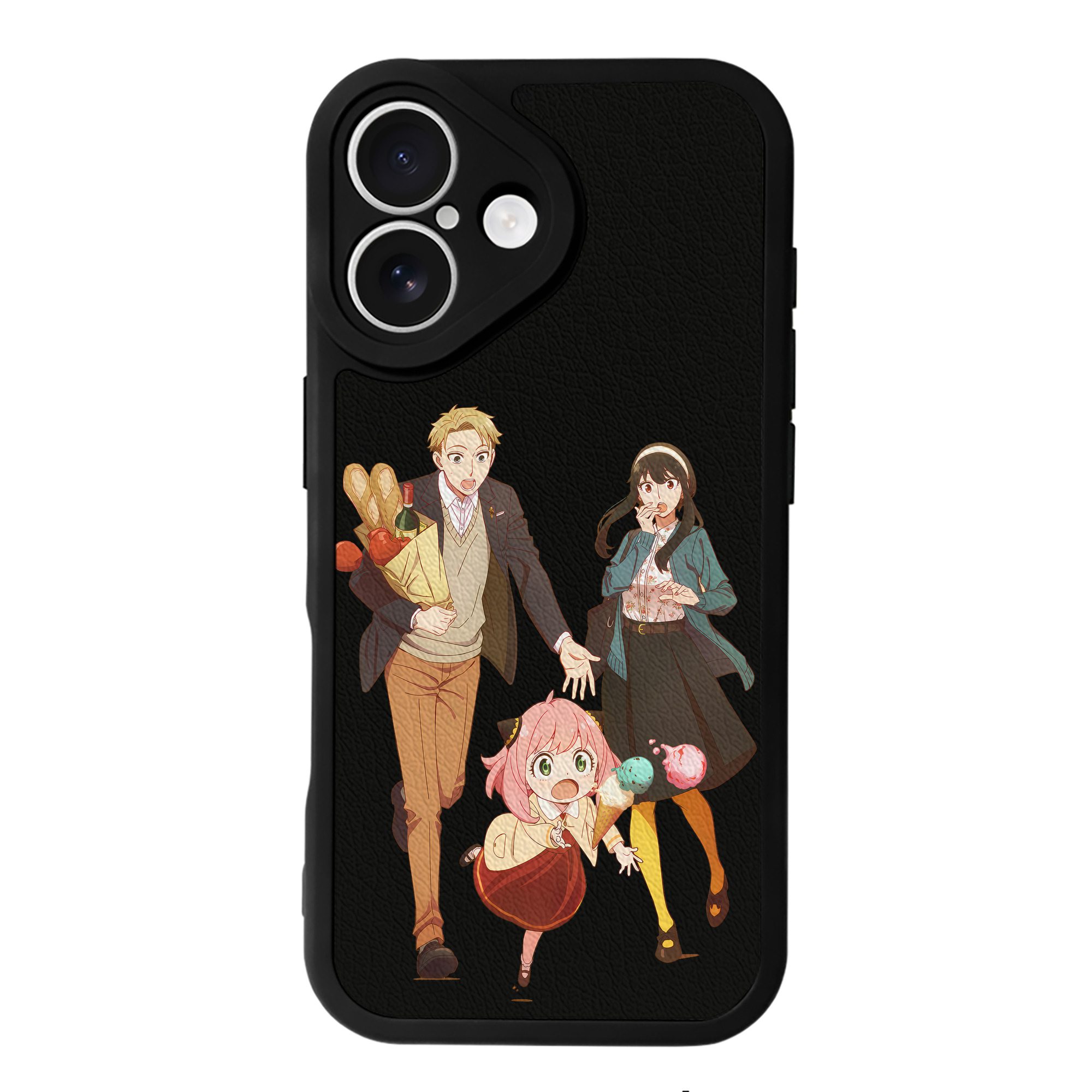 （画像用） SPY×FAMILY间谍家家酒 【iPhone 16シリーズ対応】シリコンスマホケース（レザー調） 材質：シリコン